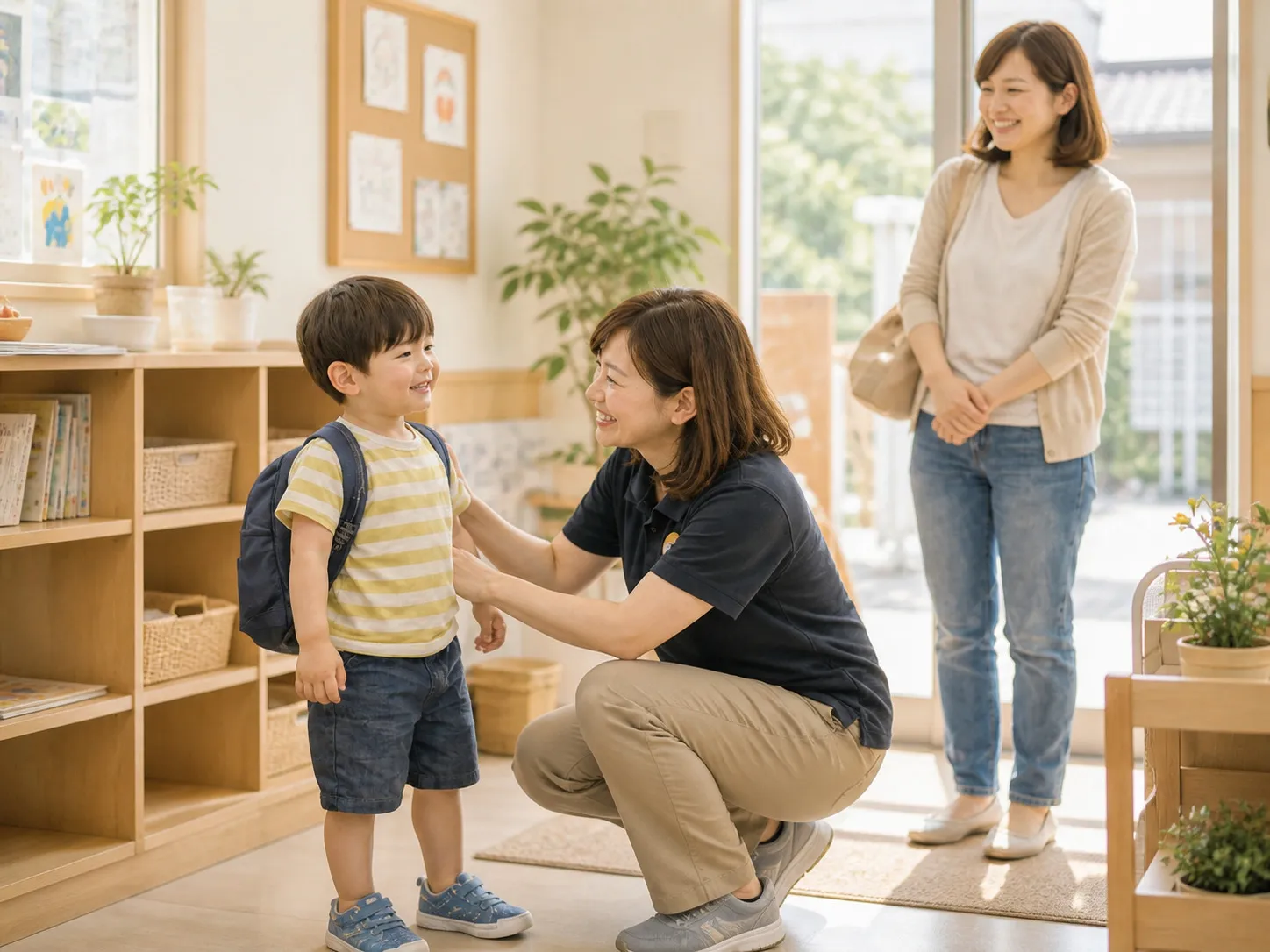 就学前の学習活動をする子ども